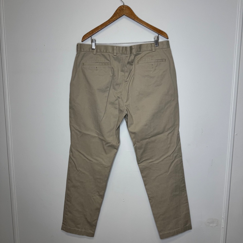 Brooks Brothers Advantage Chino Milano Khaki Pants Mens 40x32 Tan Cotton - Picture 3 of 9